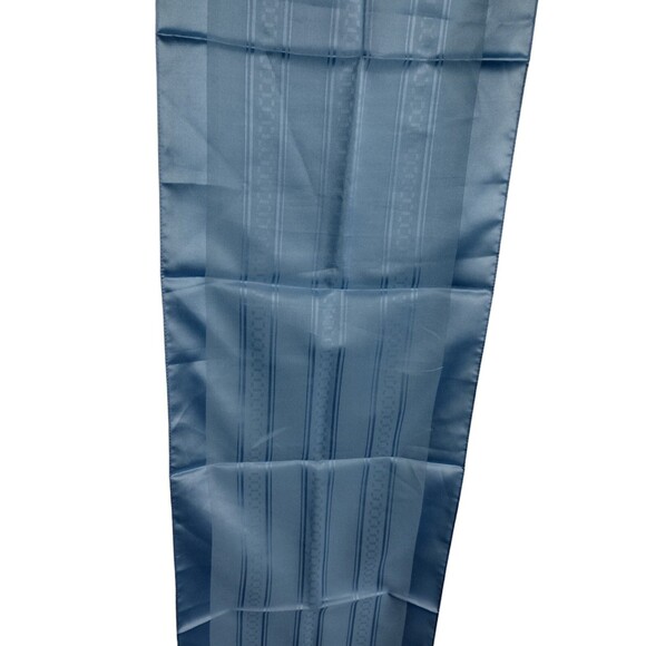 VTG Womens Scarf Head Neck Wrap or Table Runner Oblong Blue Made in Italy READ - Picture 3 of 5